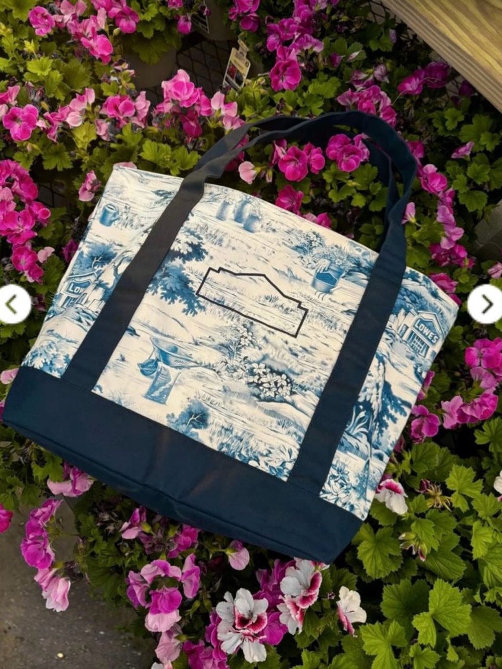 Lowes Limited edition blue tote